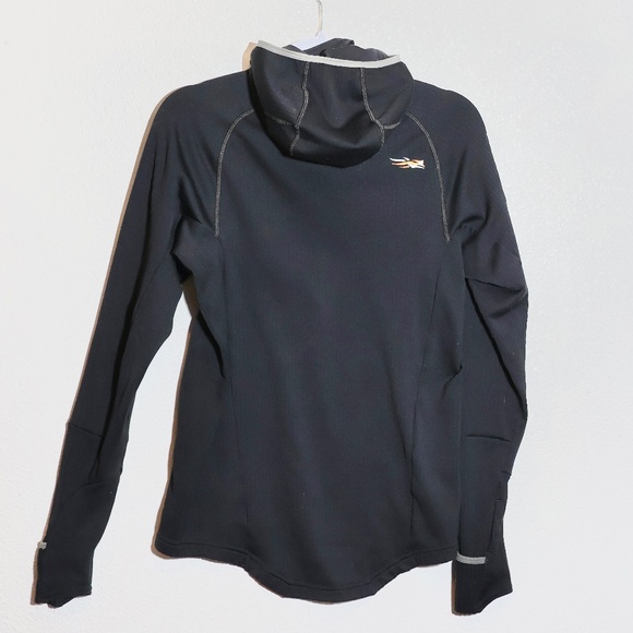 Sitka Gear Fanatic Pullover Hunting Half Zip Front Pocket Hoodie SIZE S - Picture 3 of 13